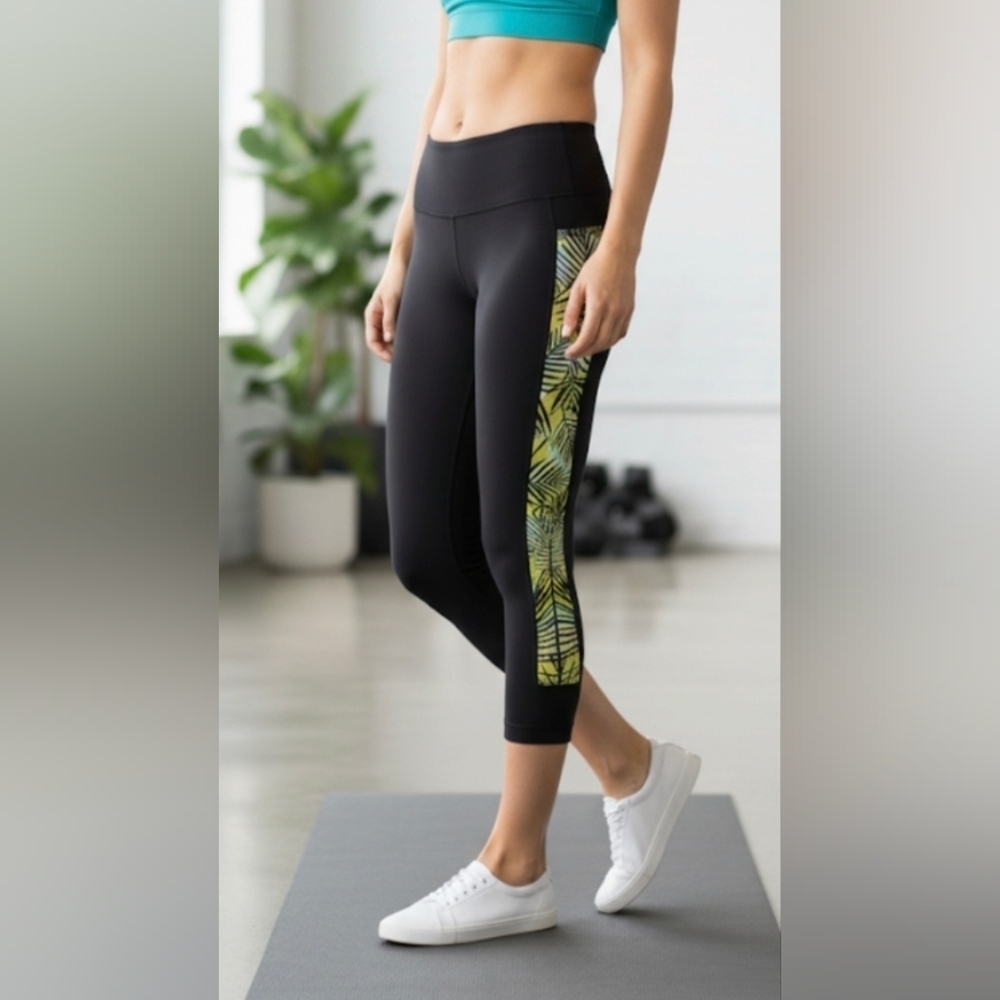 Lululemon Wunder Under Crop high-rise leggings size 10